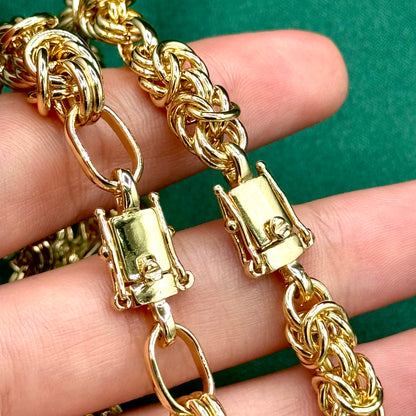 Conjunto oro bizantino charms