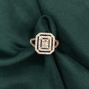 Anillo Oro Cuadrado