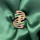 Anillo destellos color