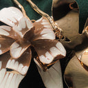 Pendientes Flor Blanca