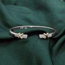 Brazalete Aspa Silver