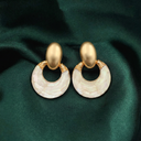 Pendientes Nácar Blanco